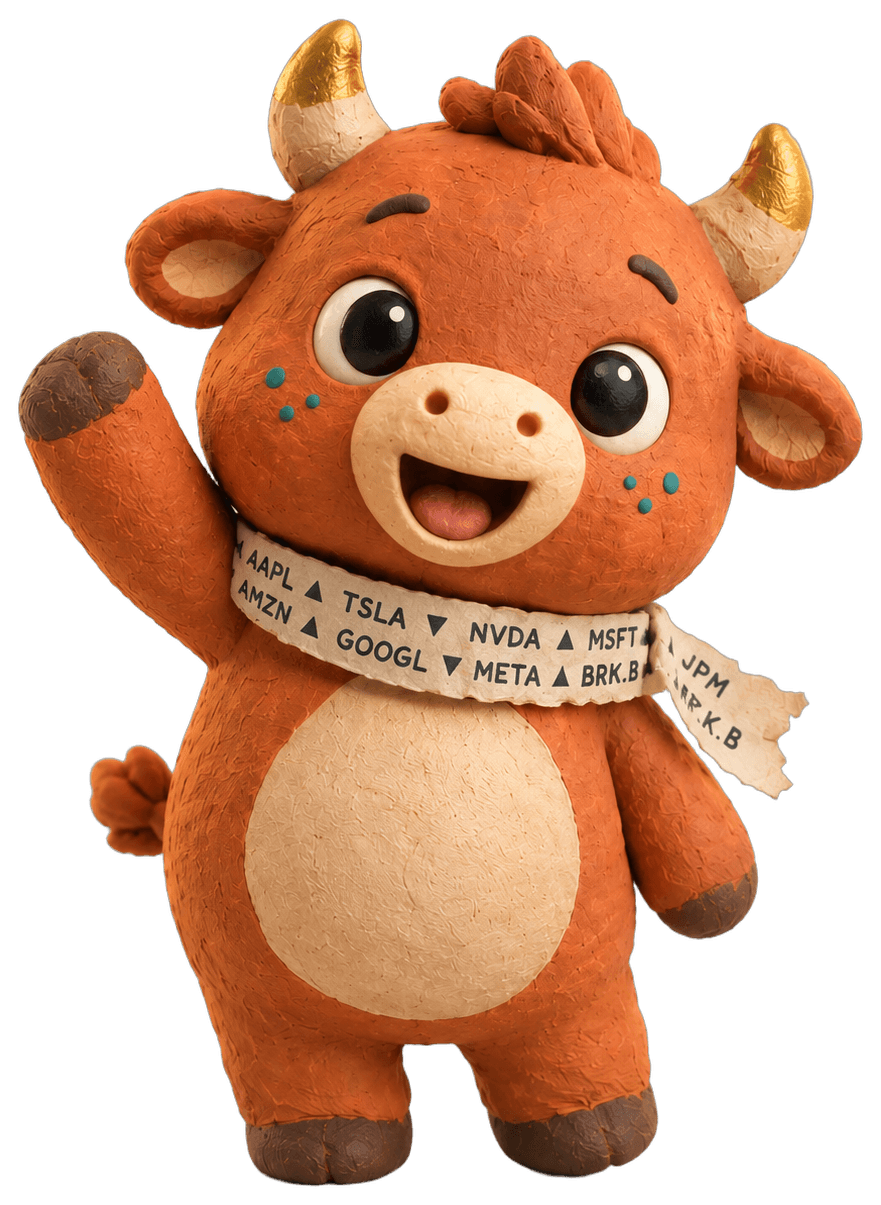 Rally, ChainStock's mascot, waving hello